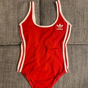 ARITZIA ADDIDAS 3 STRIPES BODYSUIT/SWIMSUIT